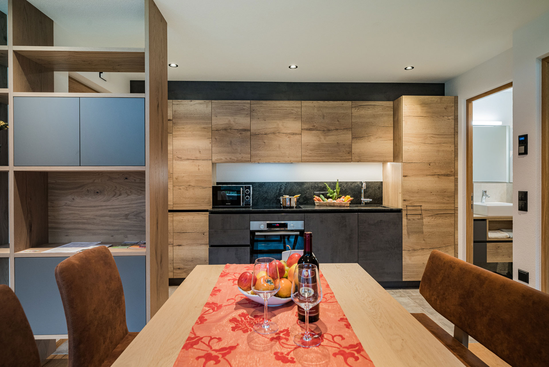 Apartment 2 & 3 - Kitchen and dining table